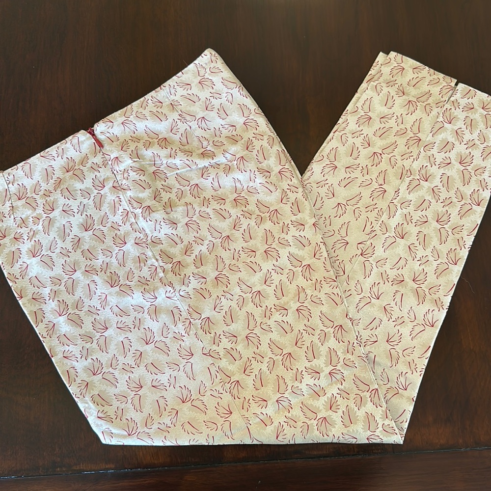 Silk designer pants by Belle de Jour, size S